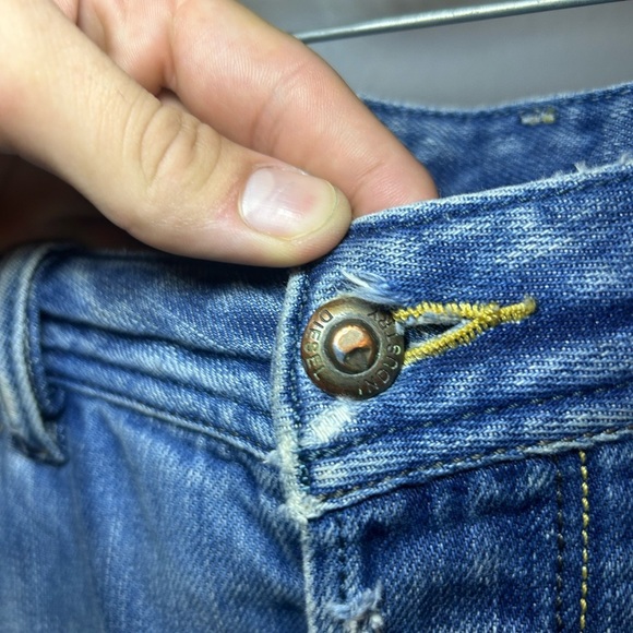 Vintage Diesel made in Italy "Ruby" distressed flared jeans - Picture 6 of 16